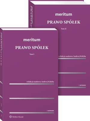 [EBOOK] Meritum Prawo spółek, tom I i II - Andrzej Kidyba