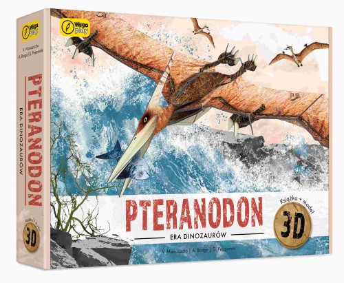 Książka i puzzle 3D era dinozaurów Pteranodon - Giulia Pesavento-4734a504e98b1b8e707ec972a4d34f1a