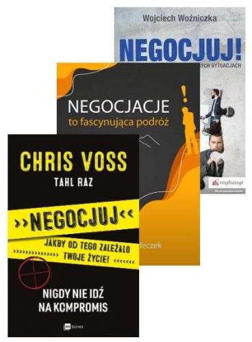 Zestaw książek najlepszych negocjatorów - Dzideczek, Voss, Woźniczka.JPG