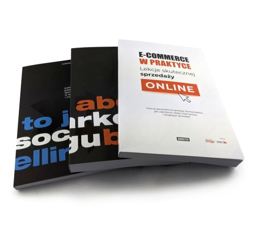 Pakiet książek Abc marketingu B2B  To jest social selling  E-commerce Lekcje skutecznej sprzedaży online - Grupa Marketer.jpg