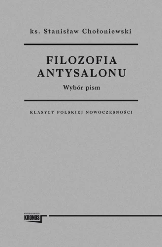 [EBOOK] Filozofia antysalonu - Stanisław Chołoniewski