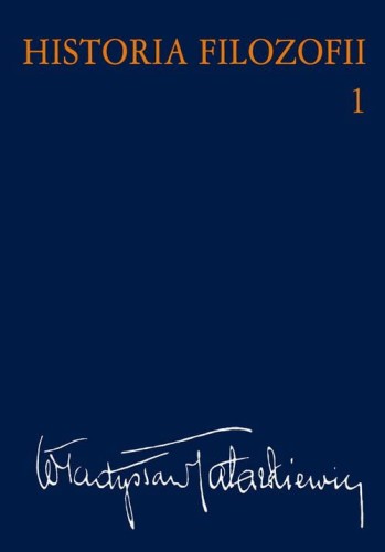 [EBOOK] Historia filozofii Tom 1 - Władysław Tatarkiewicz